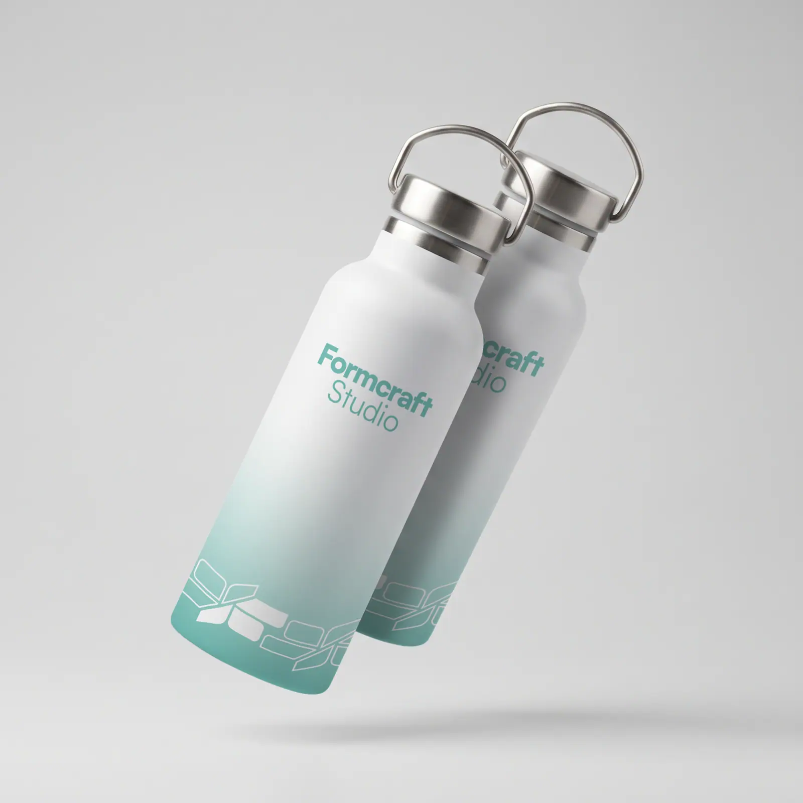 Formcraft branded water bottles