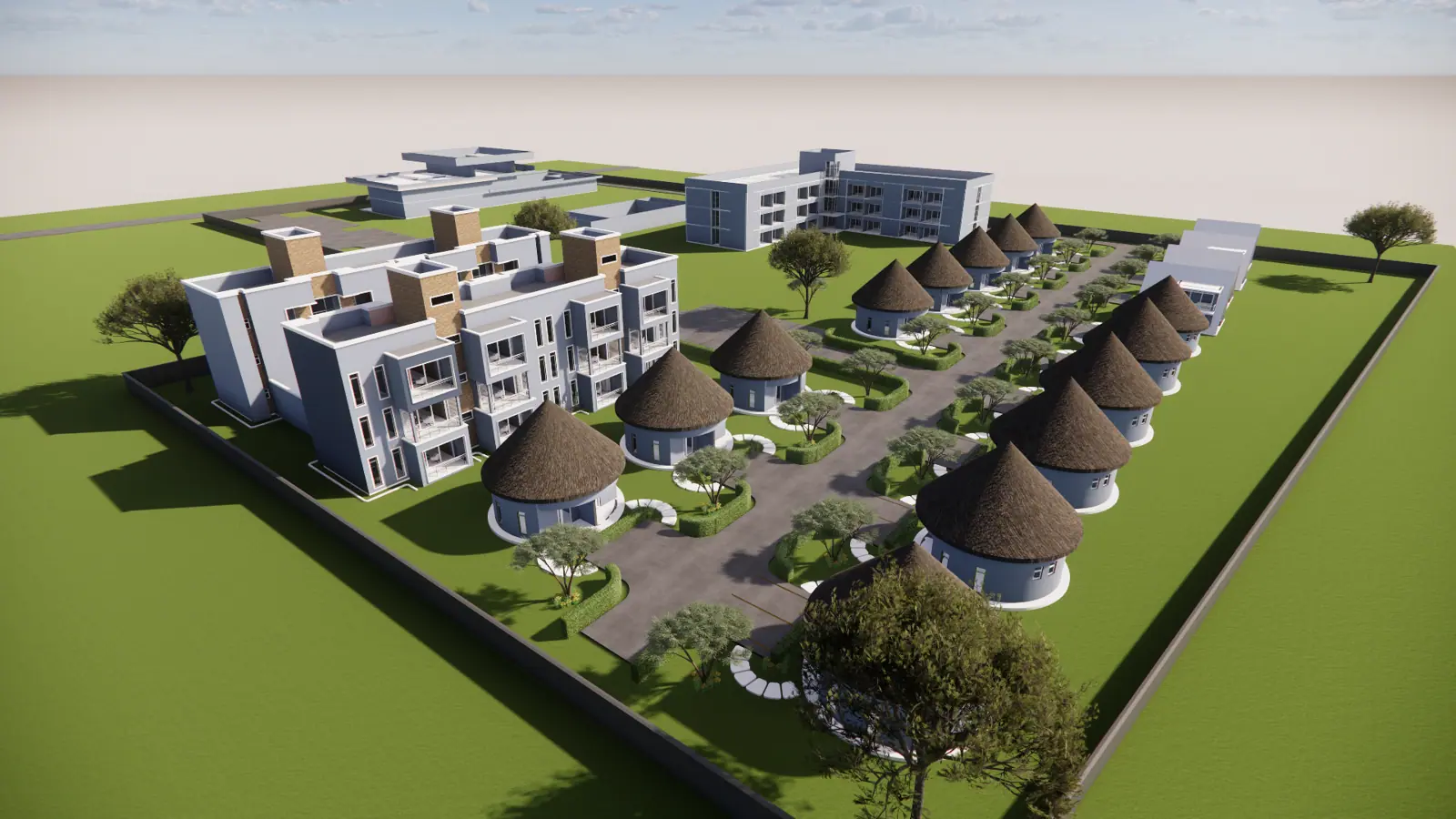 Jalobo site from above, render